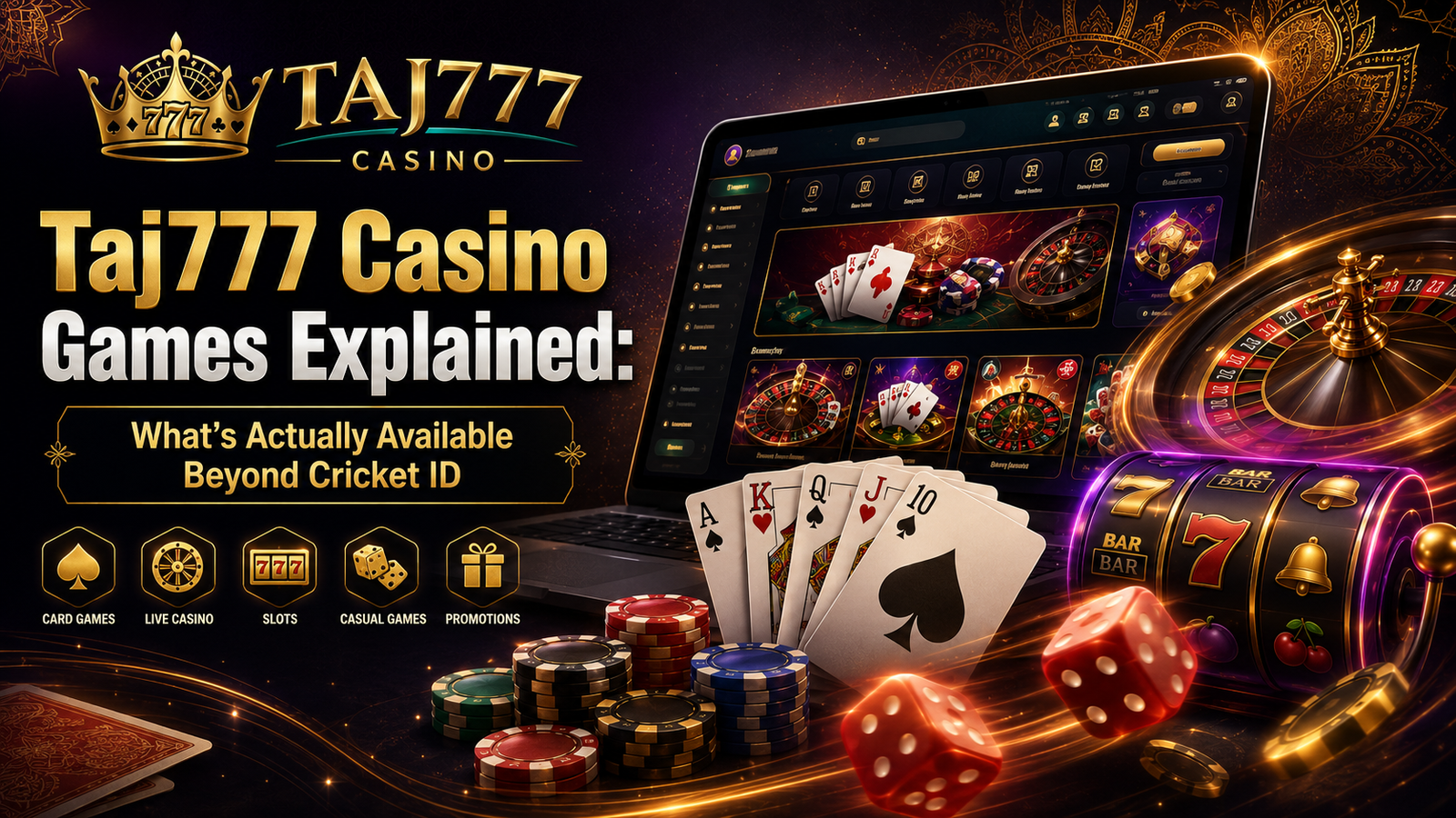 Taj777 casino games